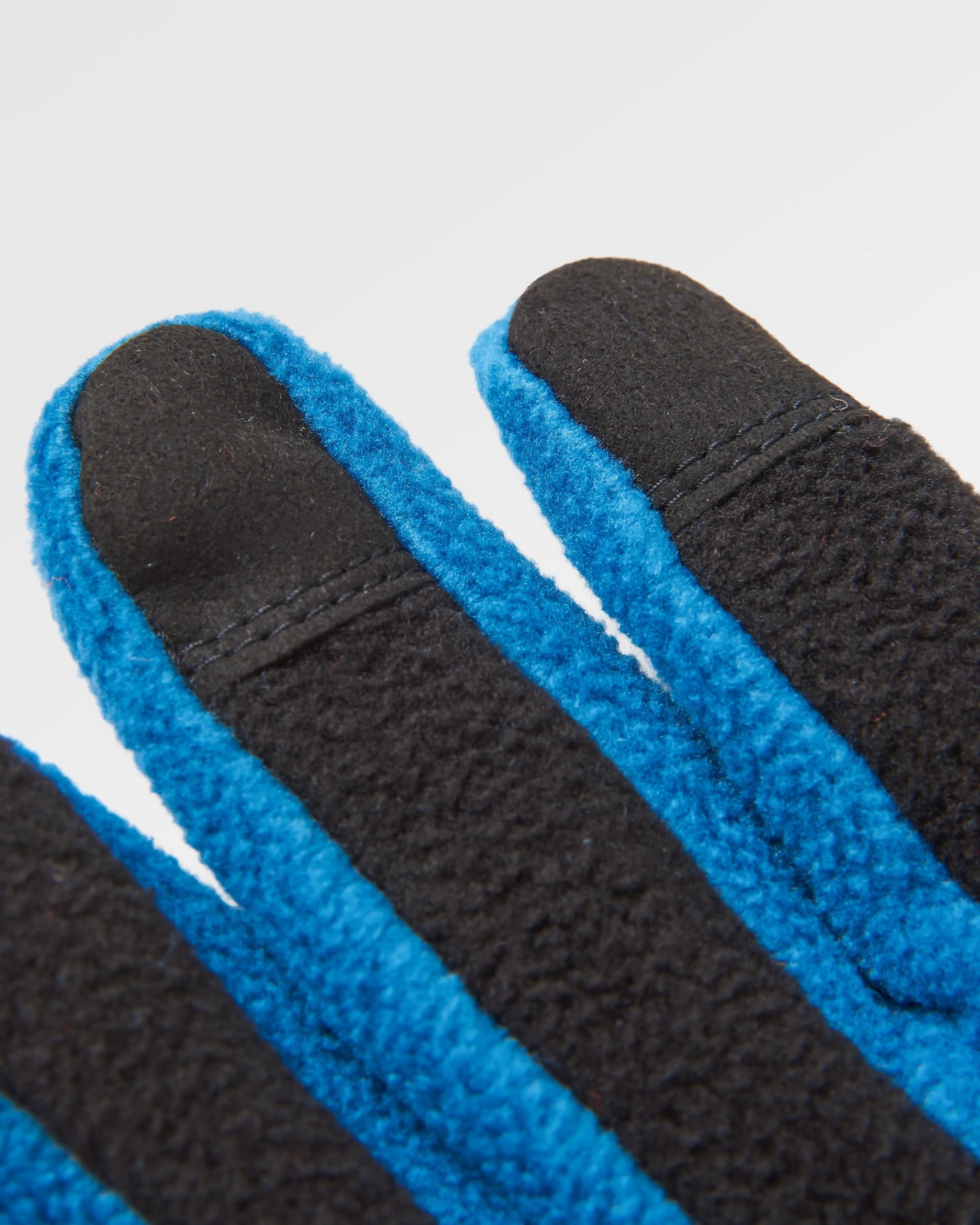 Daytrip Recycled Polar Fleece Touch Screen Gloves - Black/Tidal Blue