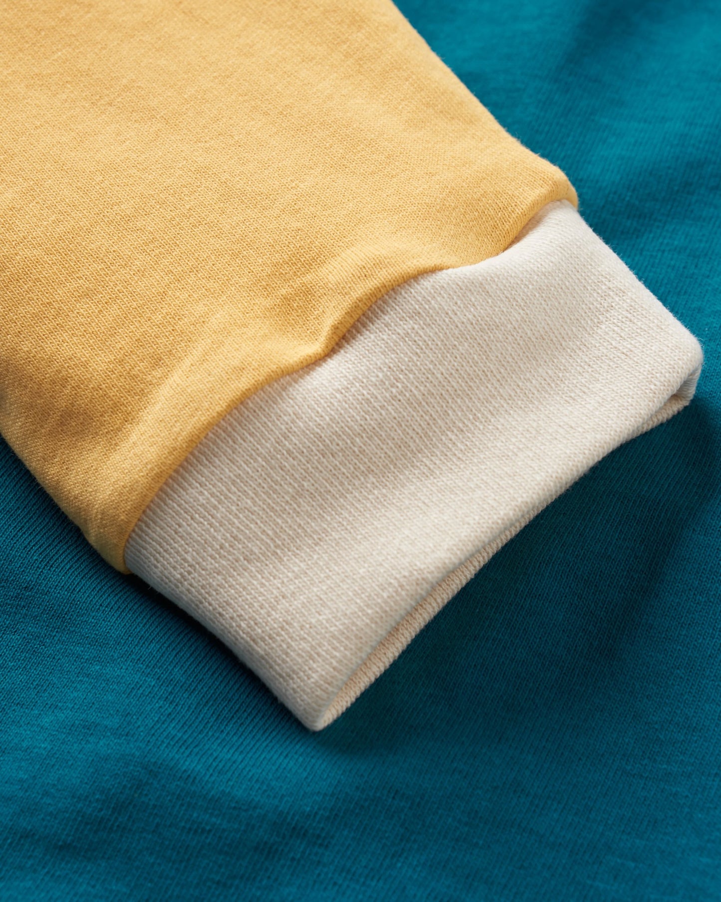 Riser Recycled Cotton LS T-Shirt - Blue Coral