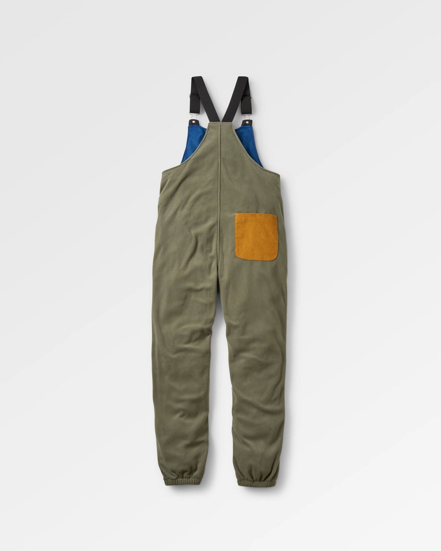 Ace Recycled Polar Fleece Dungarees - Dusty Olive