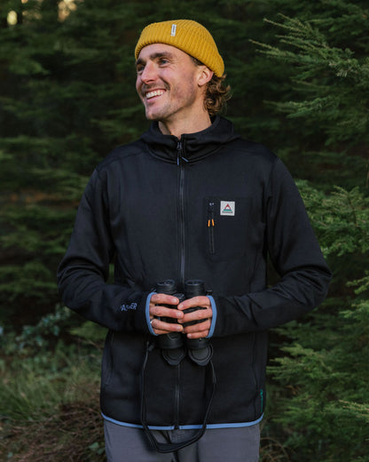 Men's Solitude Recycled Polartec® Fleece Hoodie - Black