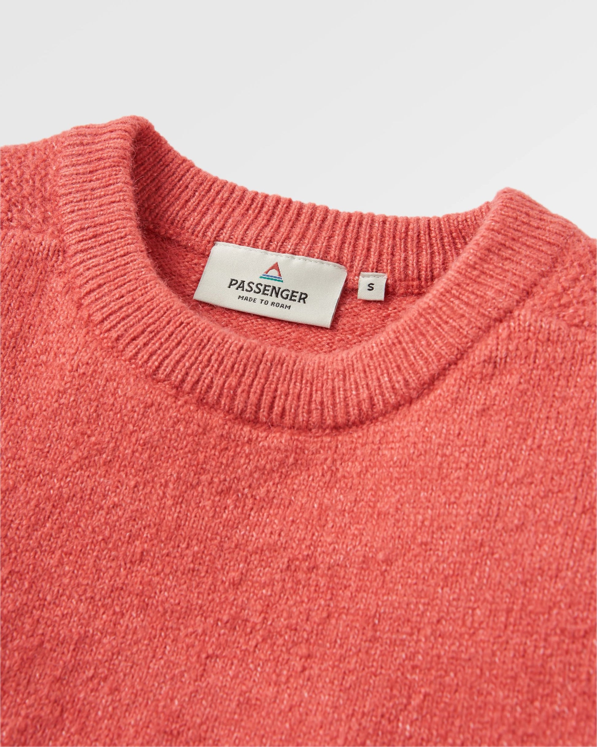 Cove Recycled Knitted Jumper - Mineral Red