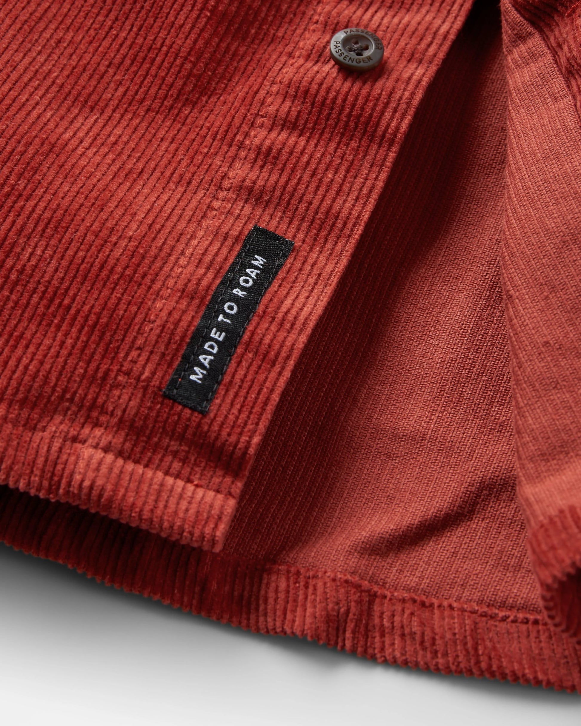 Backcountry Cord Shirt - Red Ochre