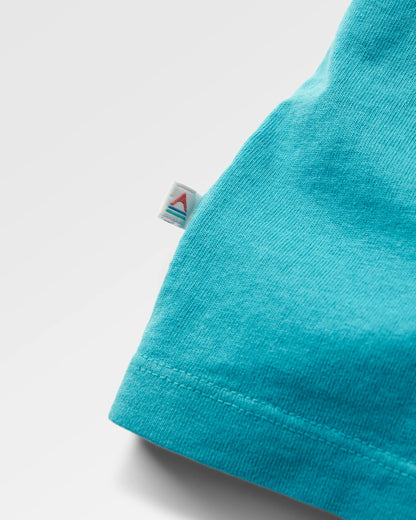 Yuca Recycled Cotton T-Shirt - Blue Pool