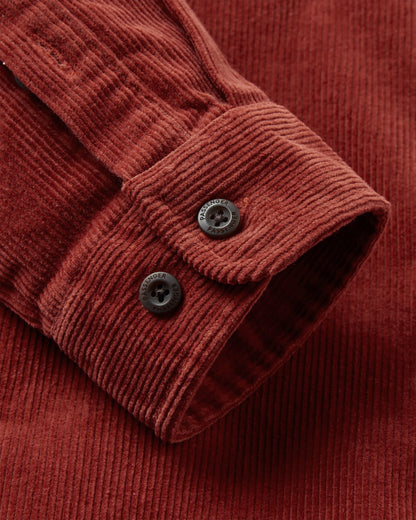 Backcountry Cord Shirt - Red Ochre