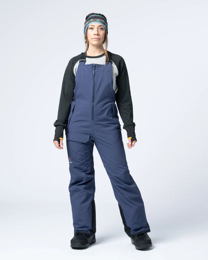 Snowscape Women's Recycled Bibpant - Rich Navy