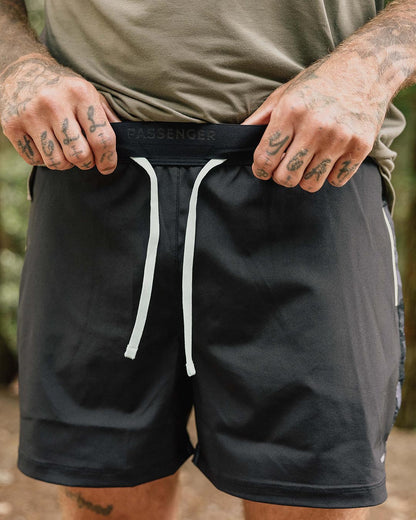 Exploration Trail Recycled Shorts - Black