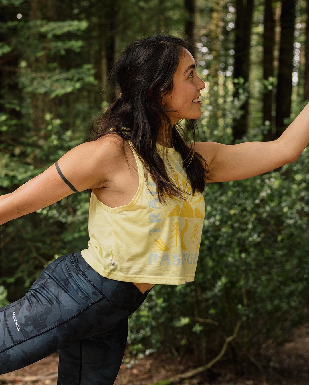 Exhale Active Recycled Vest - Hazy Yellow