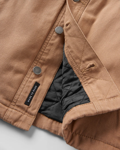 Falcon Organic Cotton Canvas Jacket - Toffee