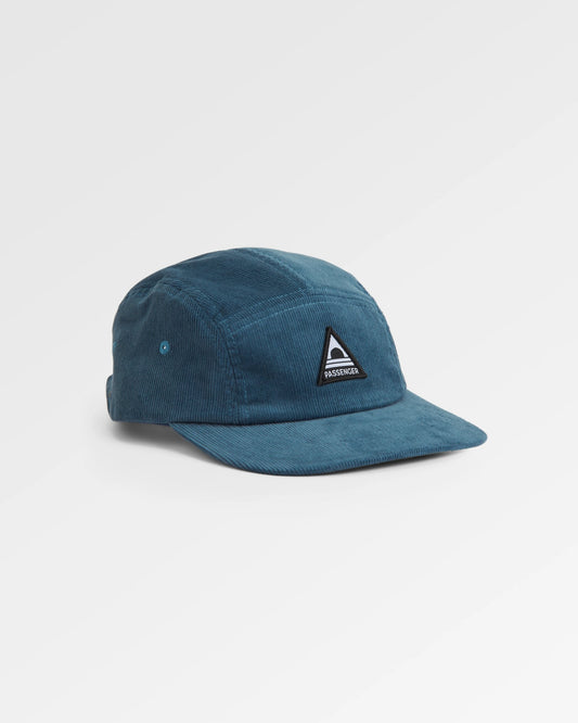 Fixie 5 Panel Recycled Cord Cap - Storm Grey