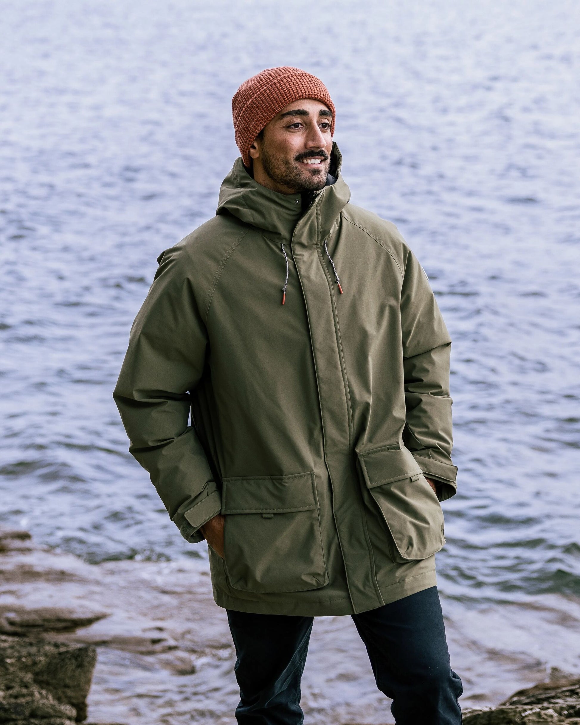 Baltic Recycled Insulated Parka - Khaki