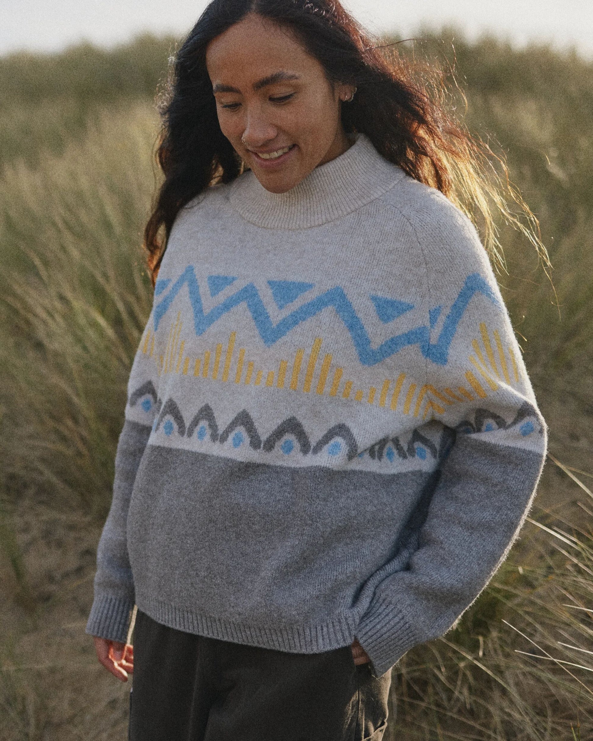 Nettle Recycled Knitted Jumper - Birch