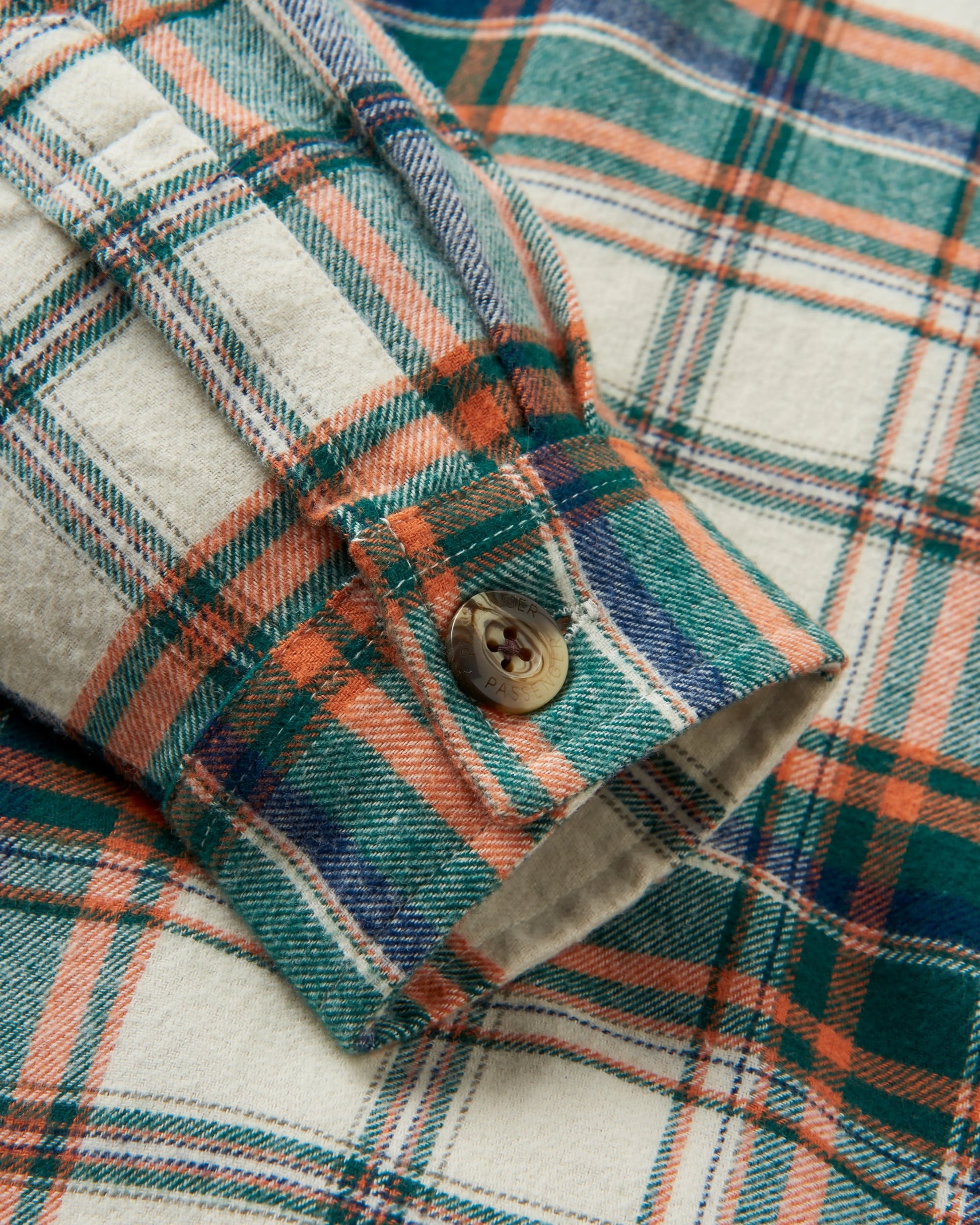 Rootsy 2.0 Organic LS Shirt - Birch/Rain Forest Check