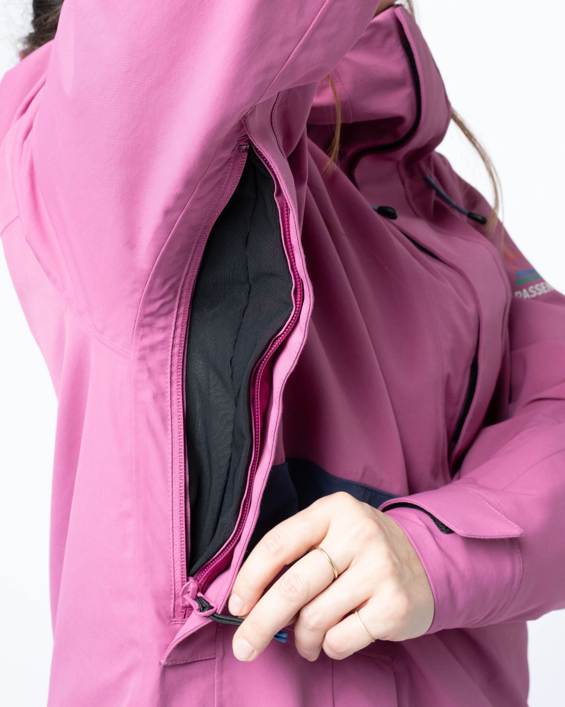 Snowscape Women's Recycled Anorak - Mauve Haze