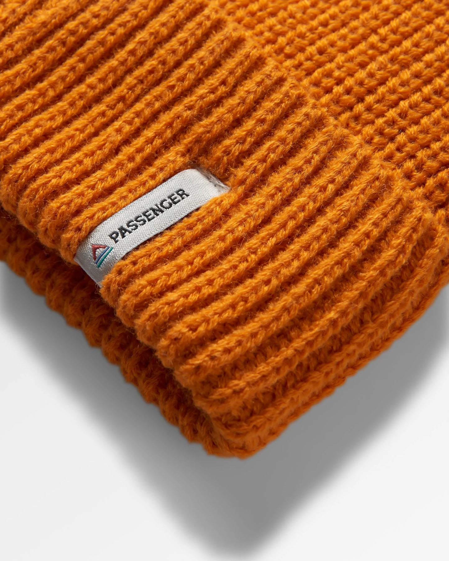 Compass Recycled Beanie - Sunrise Orange