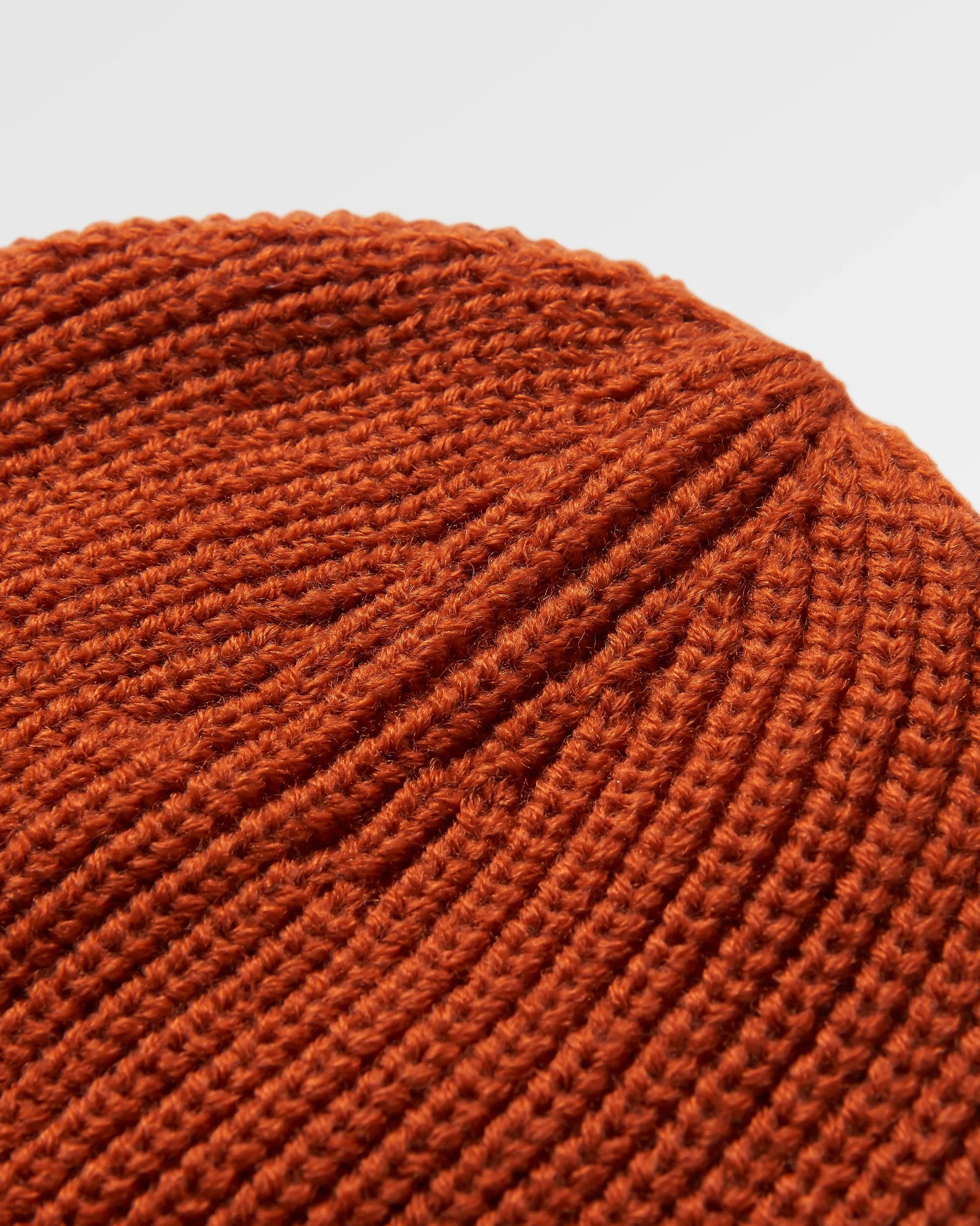 Compass Recycled Beanie - Rust